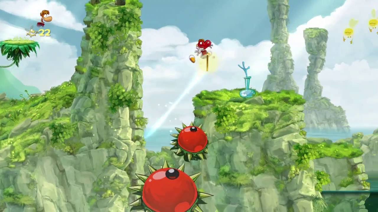Rayman Origins PC 100% Part 4 - Punching Plateaus