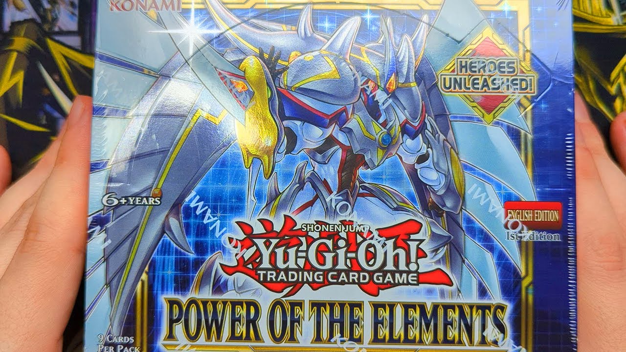 Yu-Gi-Oh! Power of the Elements Booster Box Unboxing