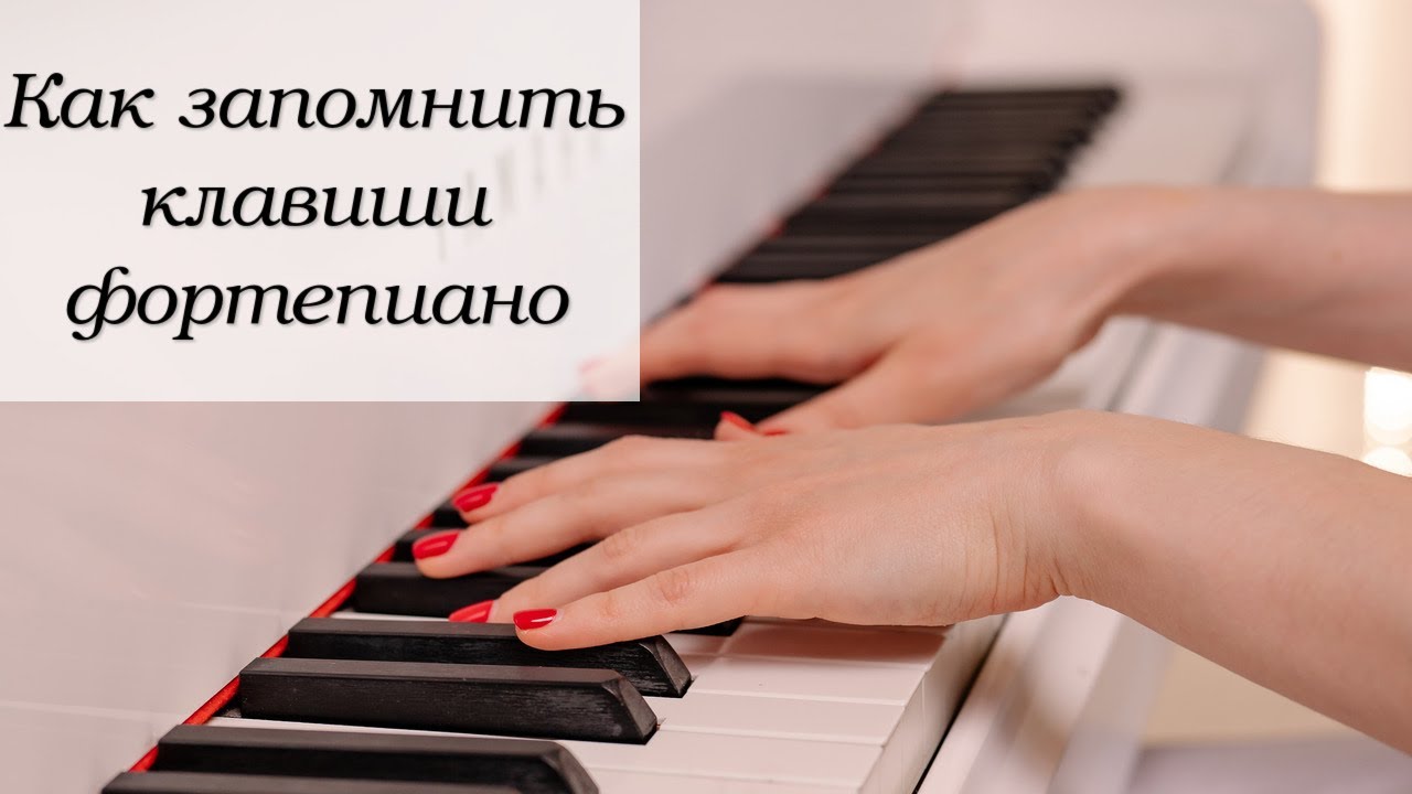 Клавиатура фортепиано | Как запомнить клавиши фортепиано