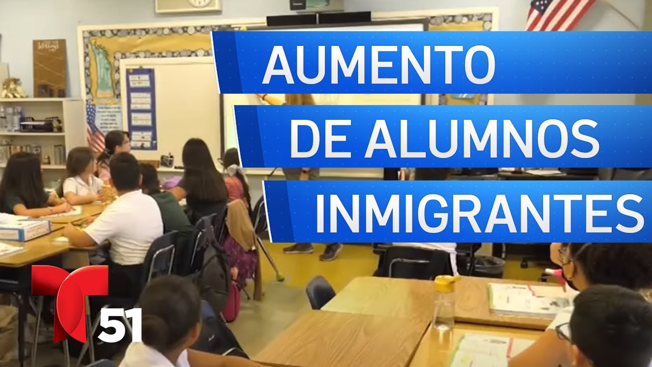 Ola de inmigrantes provoca aumento de estudiantes en escuelas de Miami-Dade