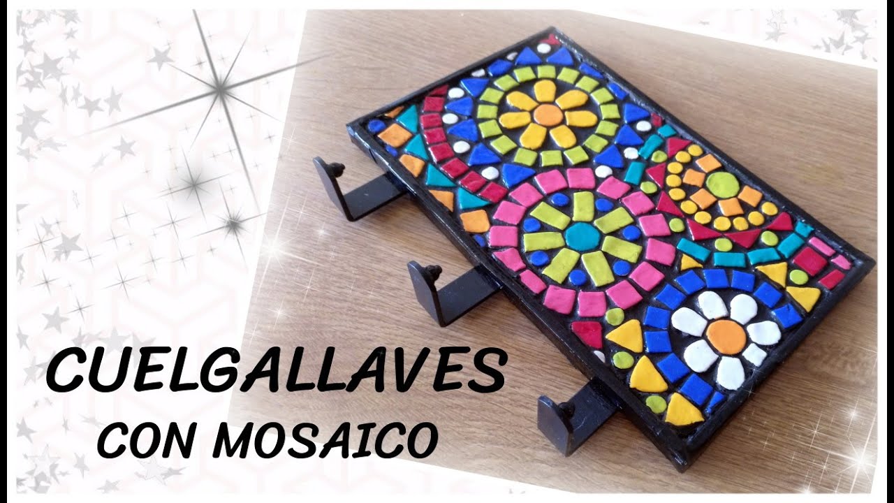 CUELGALLAVES CON MOSAICO | paso a paso