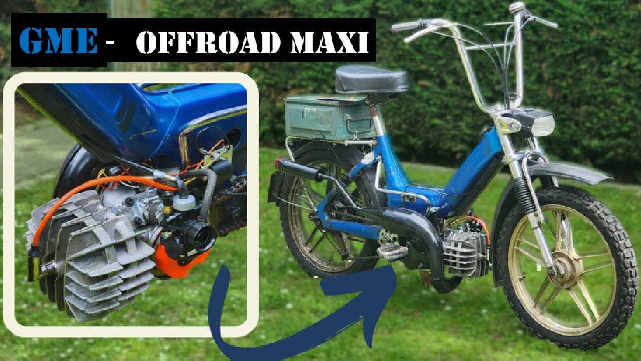Neuer Addy Auspuff für Puch Maxi! Umbau GME-Block😵