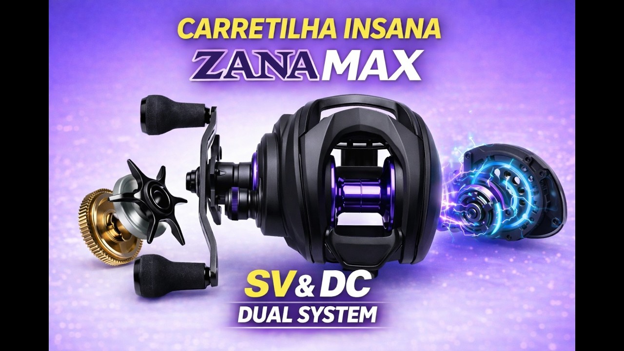 PURELURE ZANA MAX – A carretilha mais INSANA do AliExpress?SV & DC Dual System | Review Completo