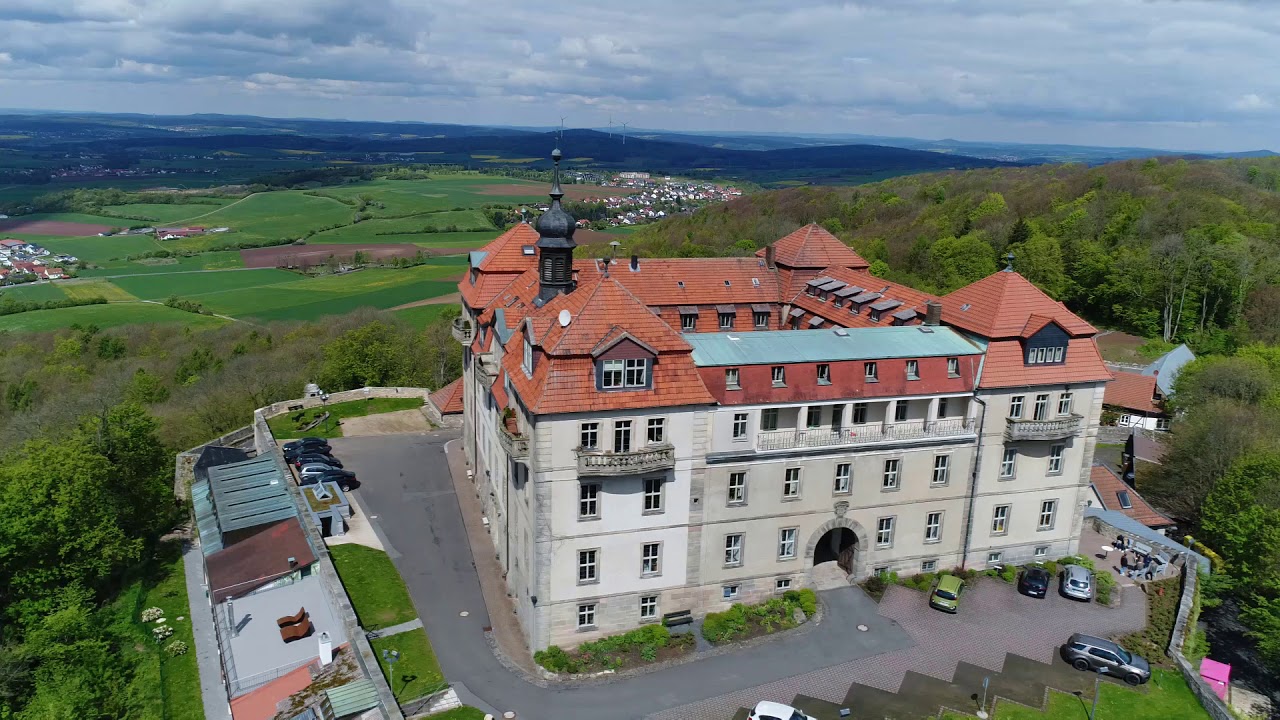 Lietz Internat Schloss Bieberstein von oben sehen