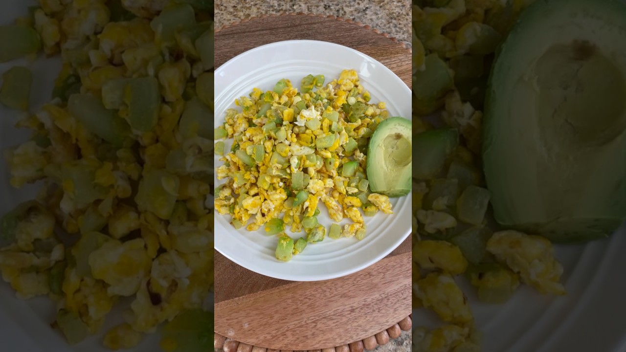 Huevo Con Chayote #comida #food #receta #recipe #saludable #healthy #egg #huevo #chayote #meal