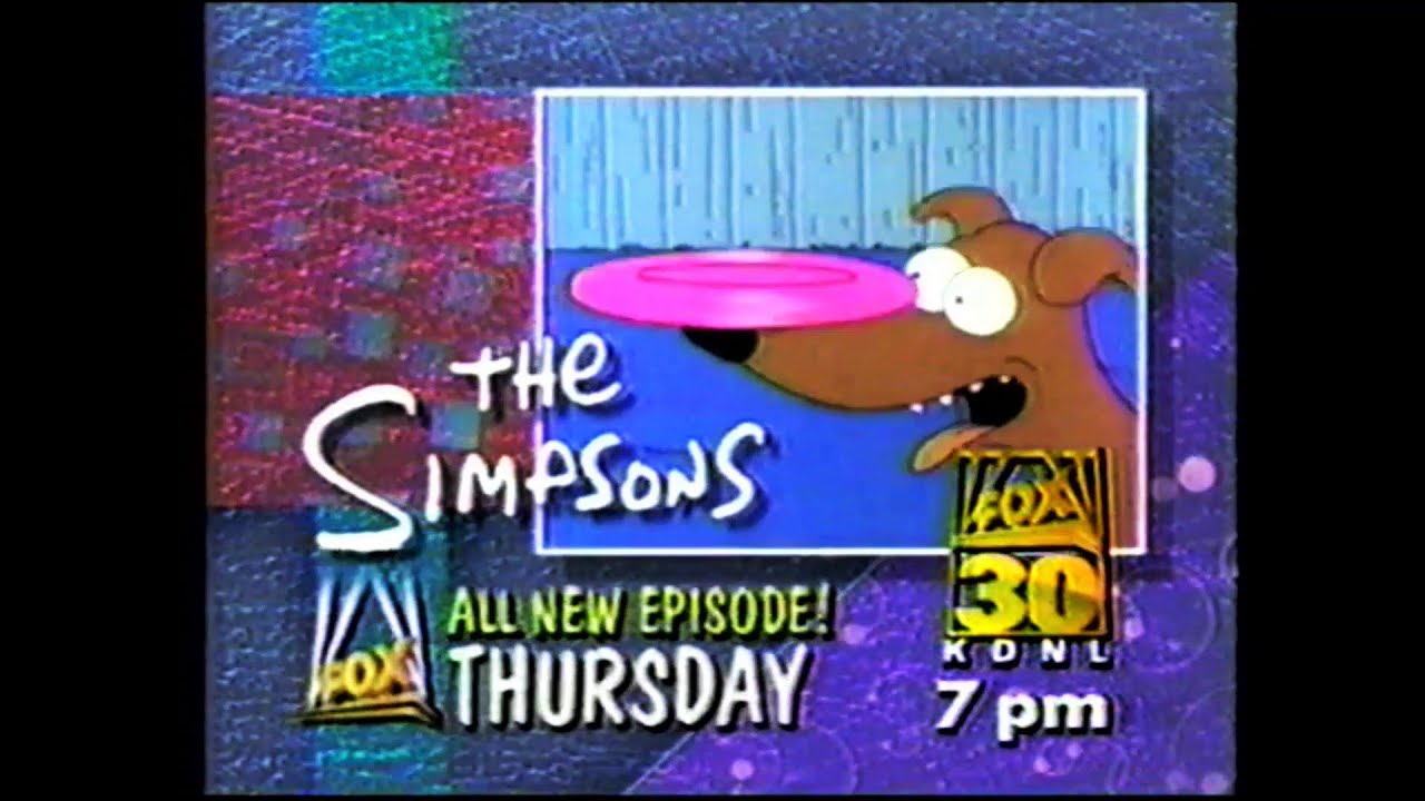 1991 The Simpsons promo