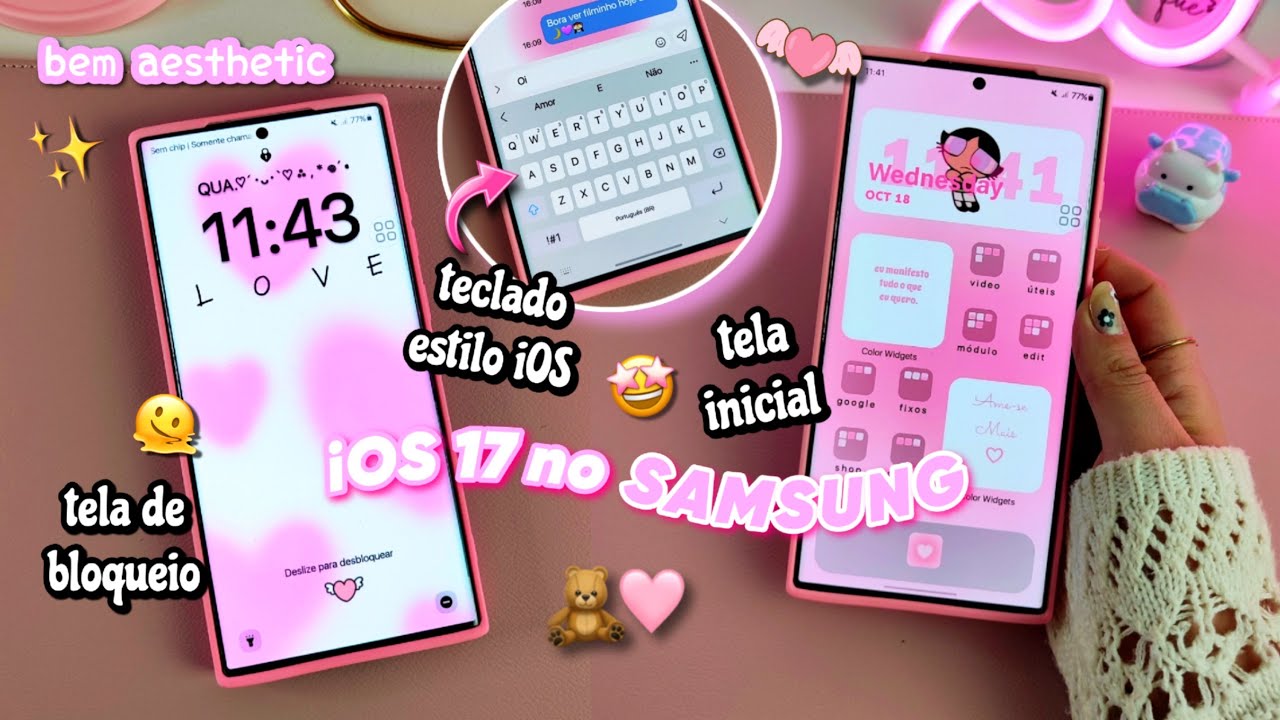 TRANSFORME SEU SAMSUNG EM UM iPHONE iOS 17