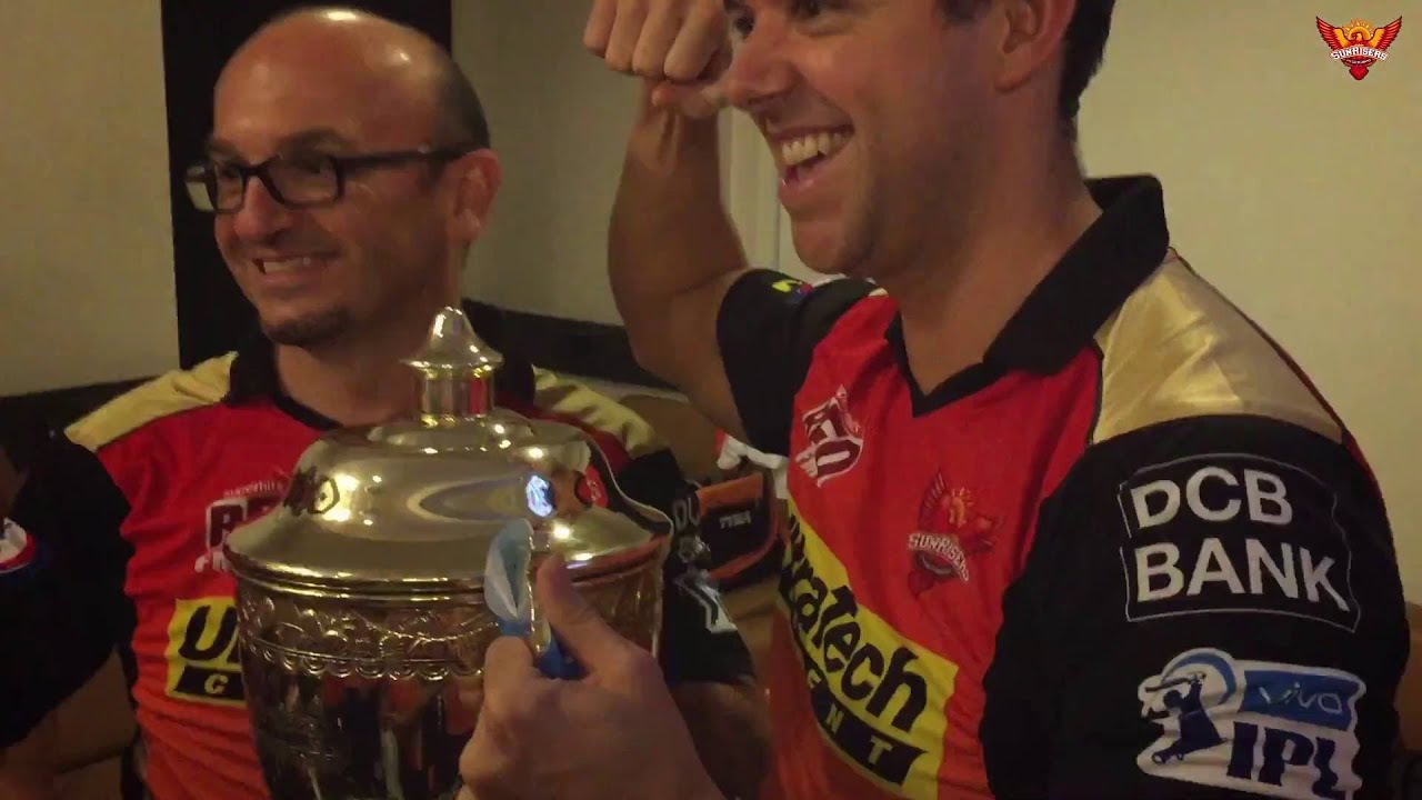 SRH IPL 2016 Win Celebration