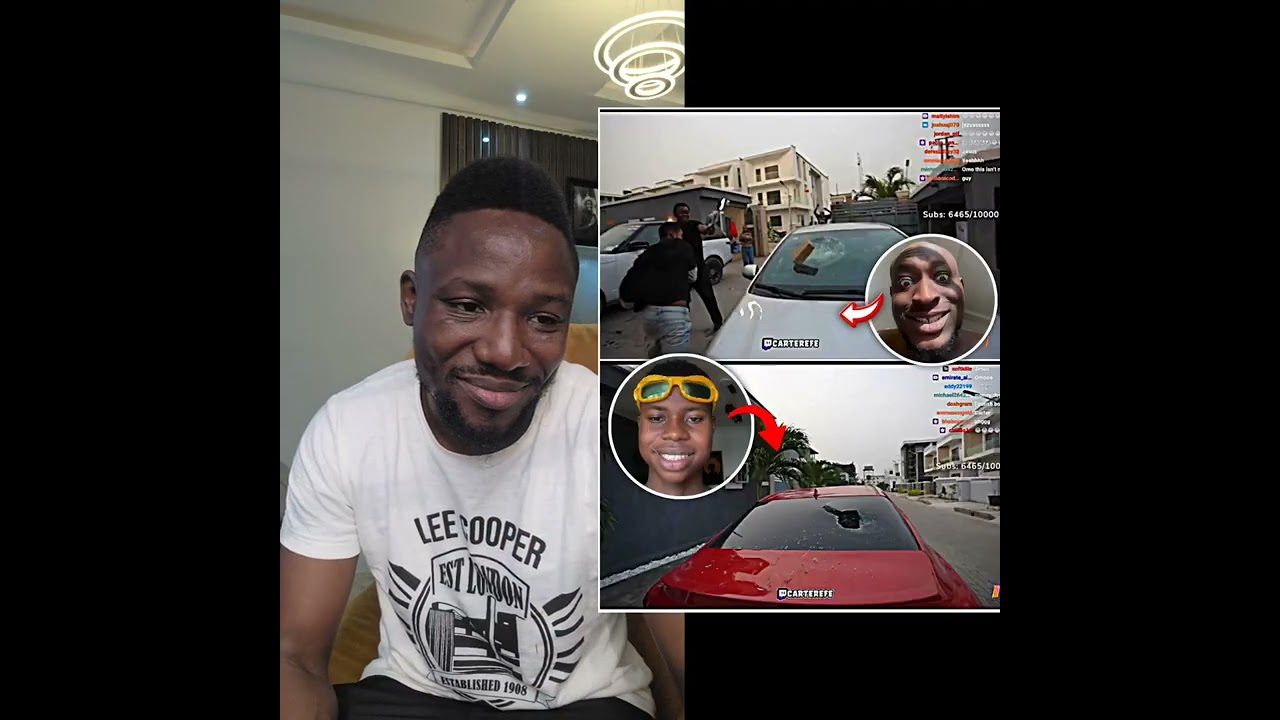 Carter Efe and Peller d£stroying each other's car in the name of streaming