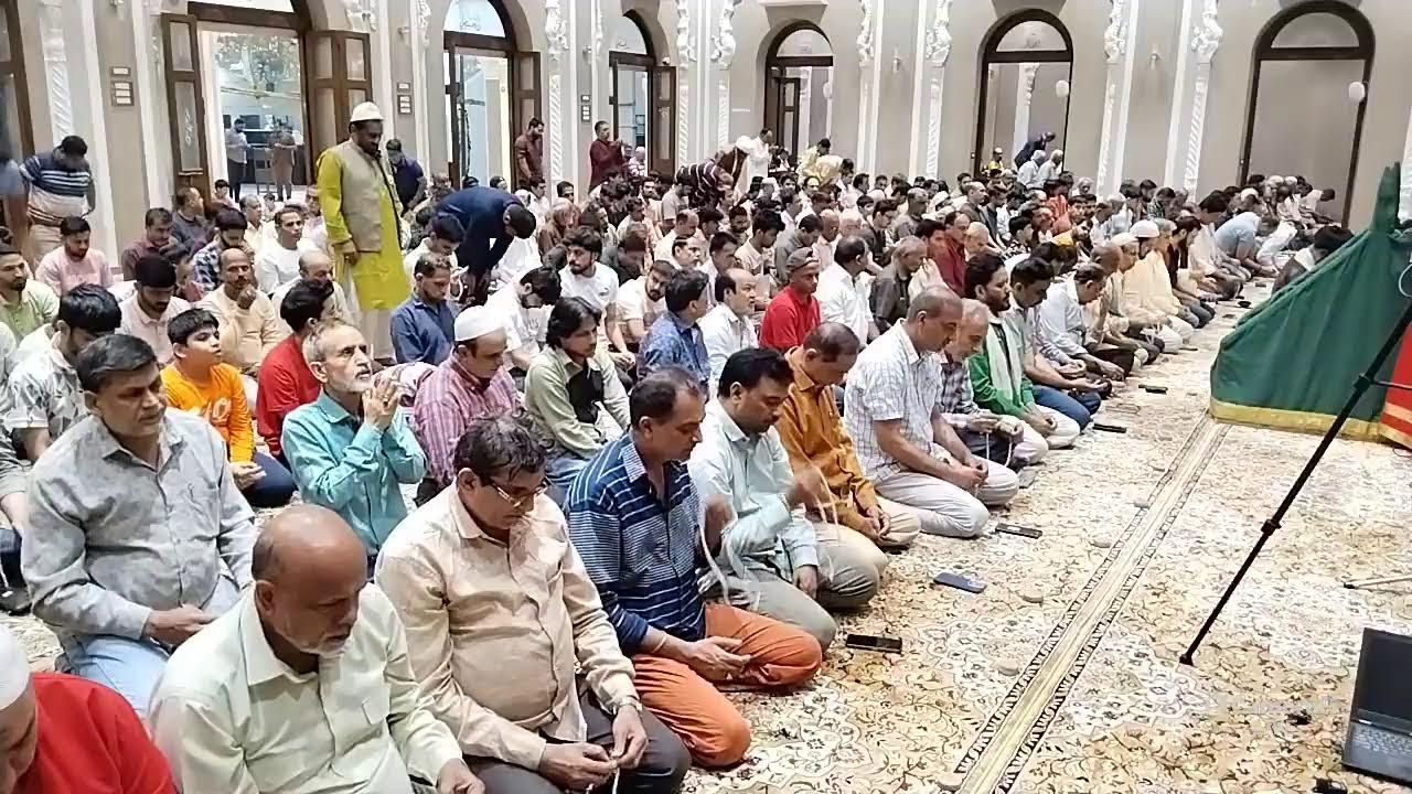 AZAN NAMAZ E MAGRIB ISHA 6 42 PM KHOJA SHIA ISHNA ASHARI JAMA MASJID MUMBAI