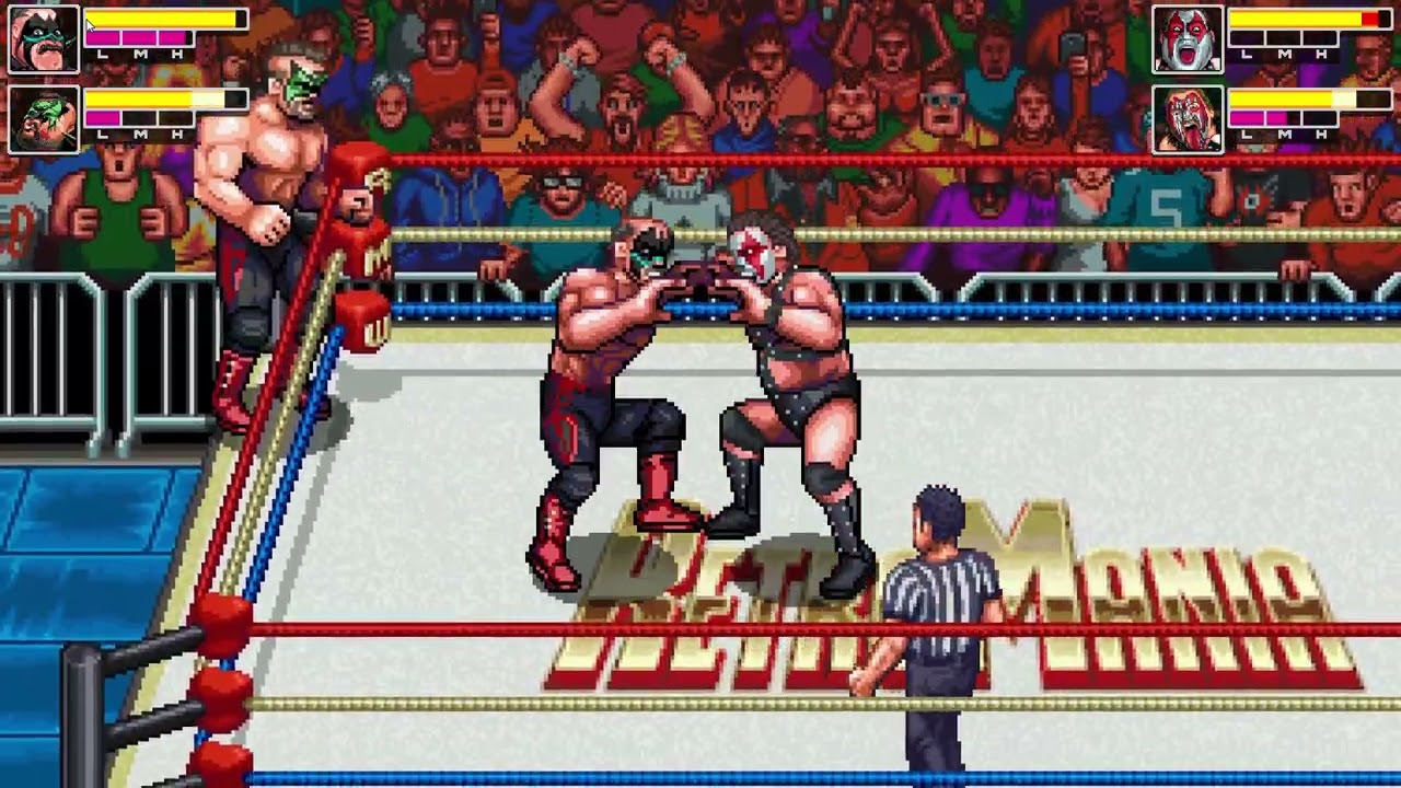 Retromania Wrestling The Road Warriors vs. Demolition