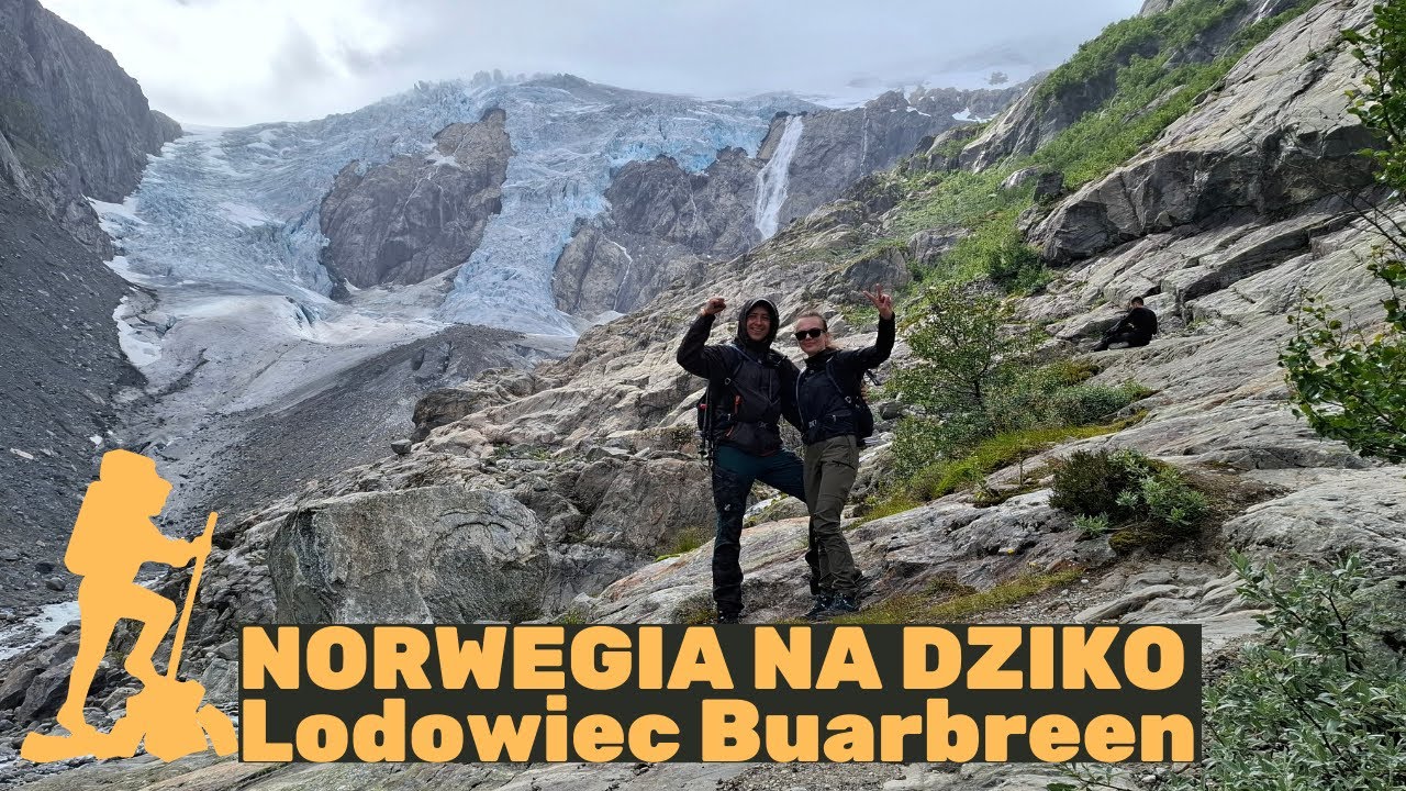 Norwegia na dziko  - Lodowiec Buarbreen (Dolne Buarbreen)