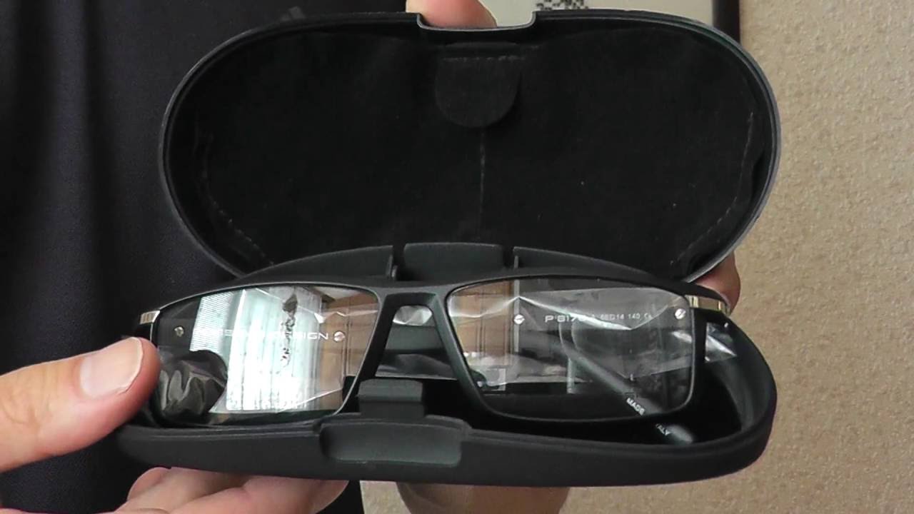PORSCHE DESIGN P8178 EYEGLASS FRAMES MATTE BLACK,BRÝLE