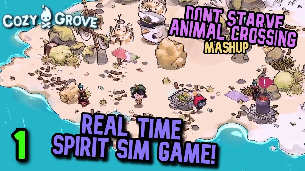 COZY GROVE - FIRST LOOK - Day 1 In This Brand New Real Time Spirit Adventure!