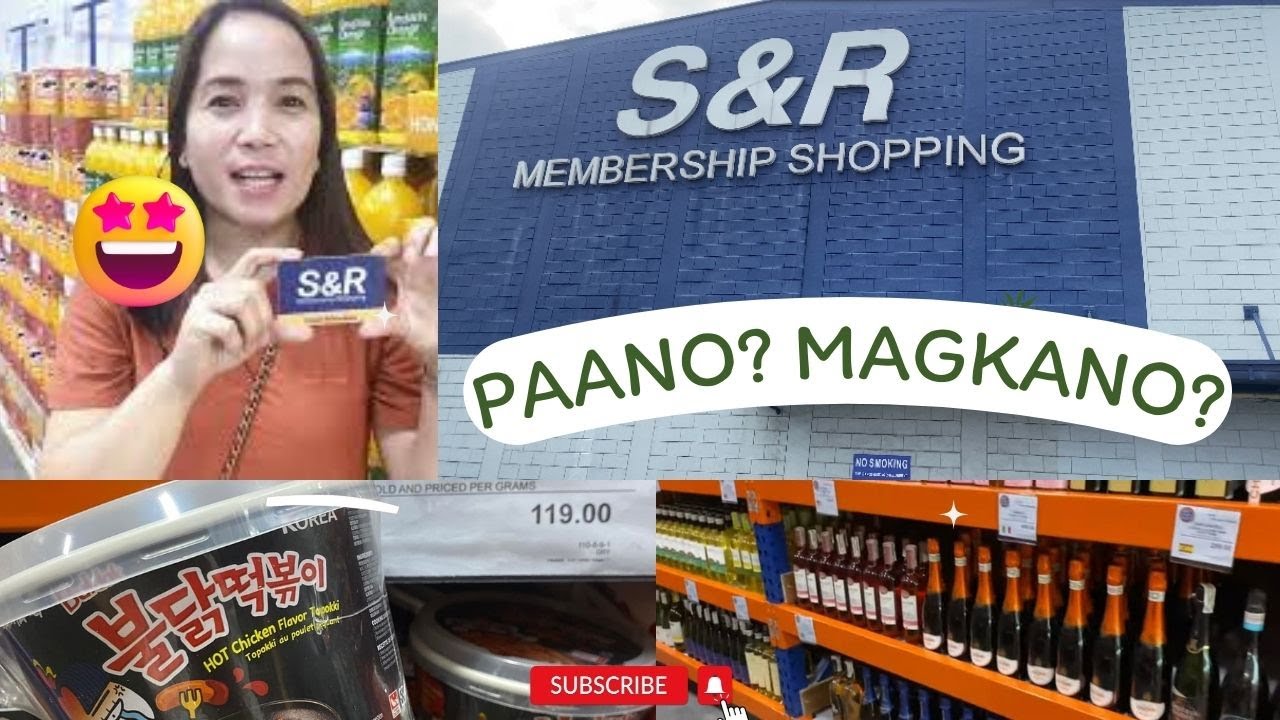 PAANO ANG MEMBERSHIP SHOPPING SA S&R? I BUY1 TAKE1 MERON KAYA?