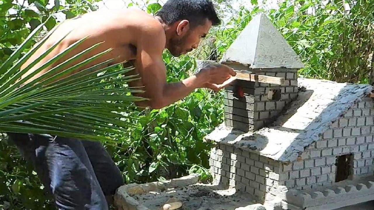 Rescue Abandoned Monkey Building Beautiful Monkey House Shelter for Rescue Newborn Monkey