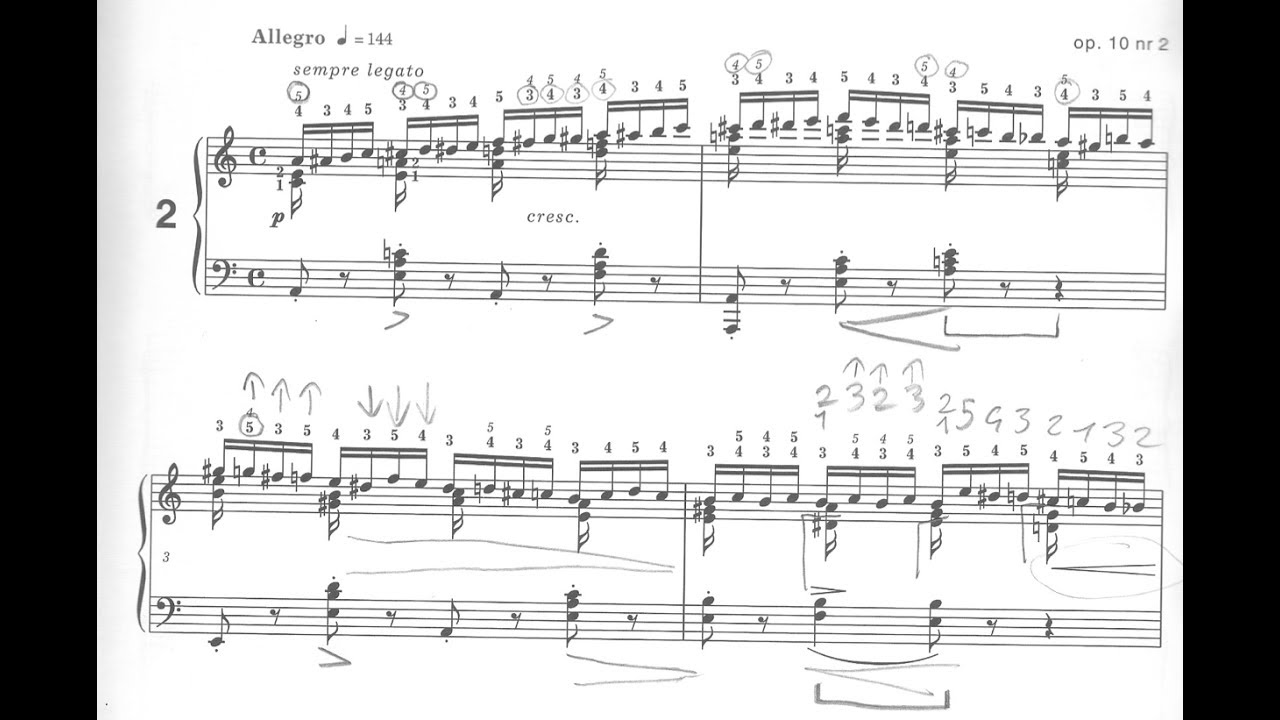 F. Chopin - Studio Op. 10 N. 2