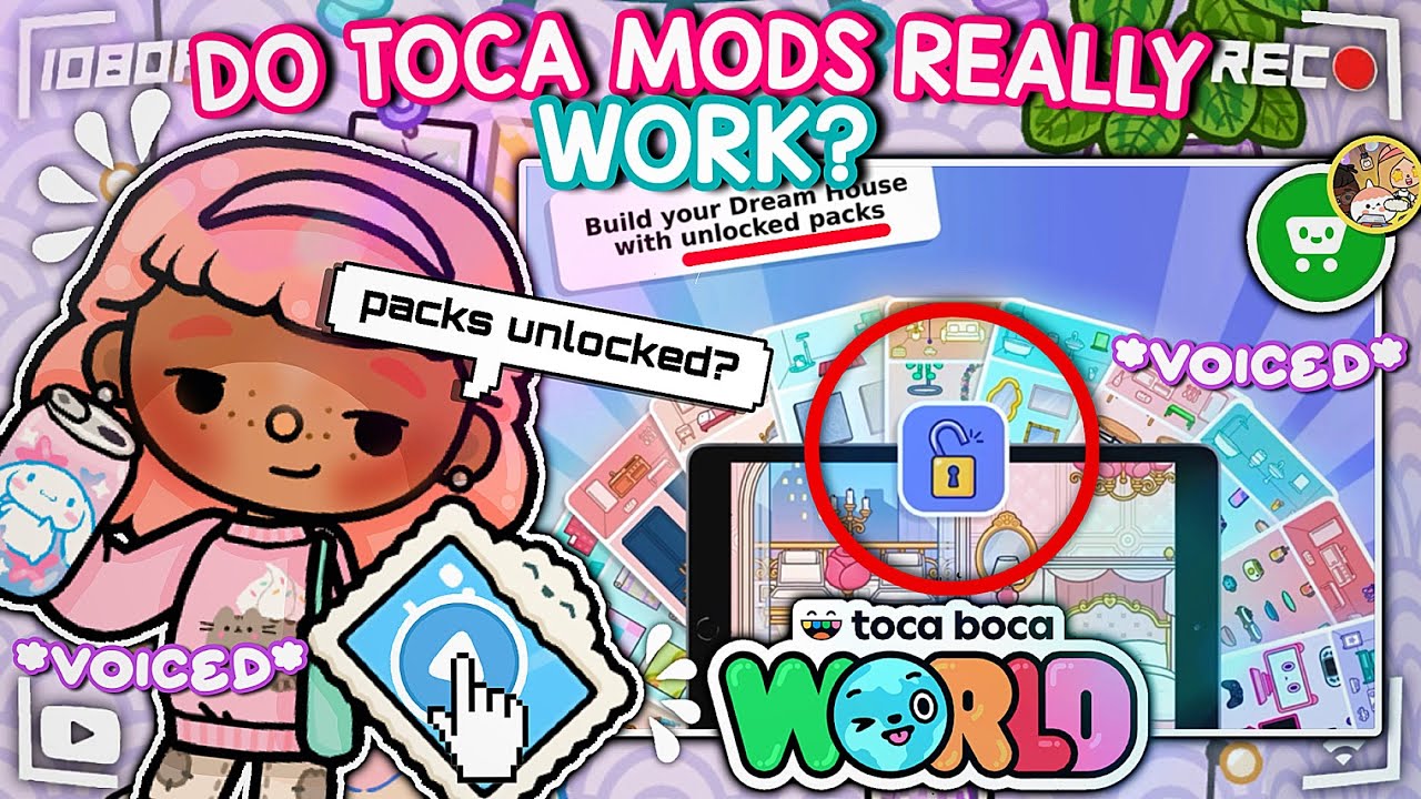 Я попробовал *модификации TOCA* 😱💘📱| *озвучка 🔊*| Мир жизни Toca 🌍 | Toca Lani 🌺
