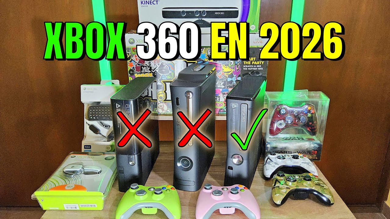 ! TODO LO QUE PUEDES HACER con XBOX 360 EN 2026 ! ¿ CUÁL ELEGIR ?