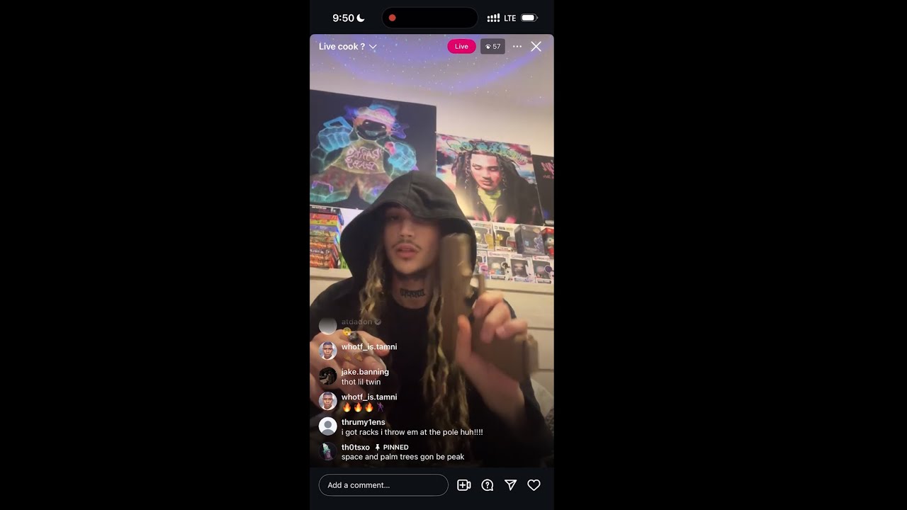 REDDA COOKING UP & playing UNRELEASED on IG Live 08.18.25