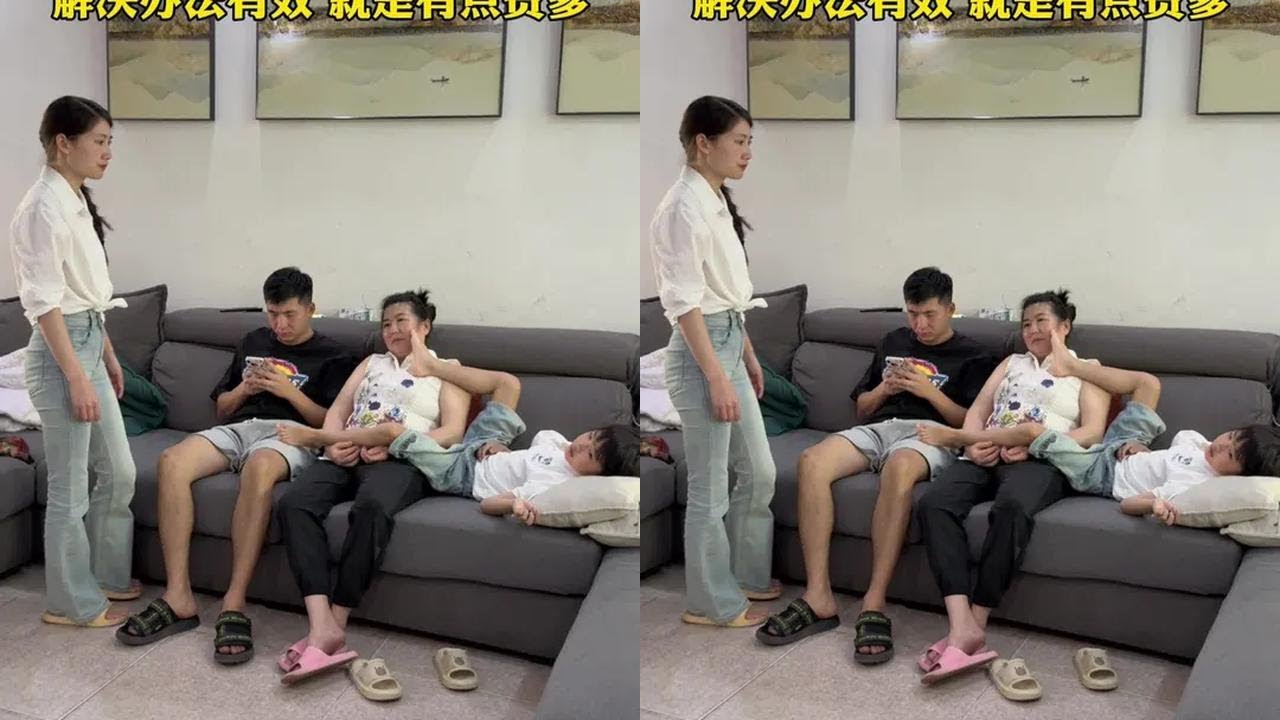 妈妈“杀鸡儆猴”教育孩子，素质教育从孩子抓起，解决方法很有效，就是有点费爹! #萌娃搞笑日常#我的搞笑家庭#万万没想到#看一遍笑一遍 #这操作都看傻了