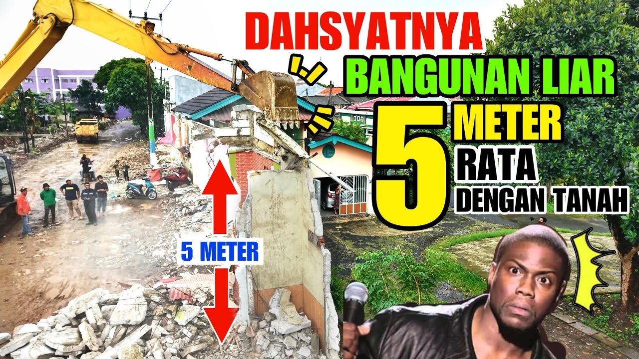 DAHSYATNYA BANGLI TEMBOK 5 METER BEKASI DIBONGKAR. TERIMA BAPAK AING & PAK ADE KUSWARA BUPATI BEKASI