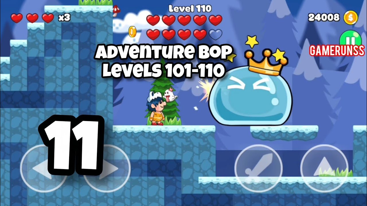 Super Run: Adventure Bop World - Прохождение игры на Android, часть 11 - Уровни 101-110
