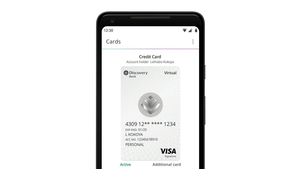 How to set up your Discovery Bank virtual card - Android