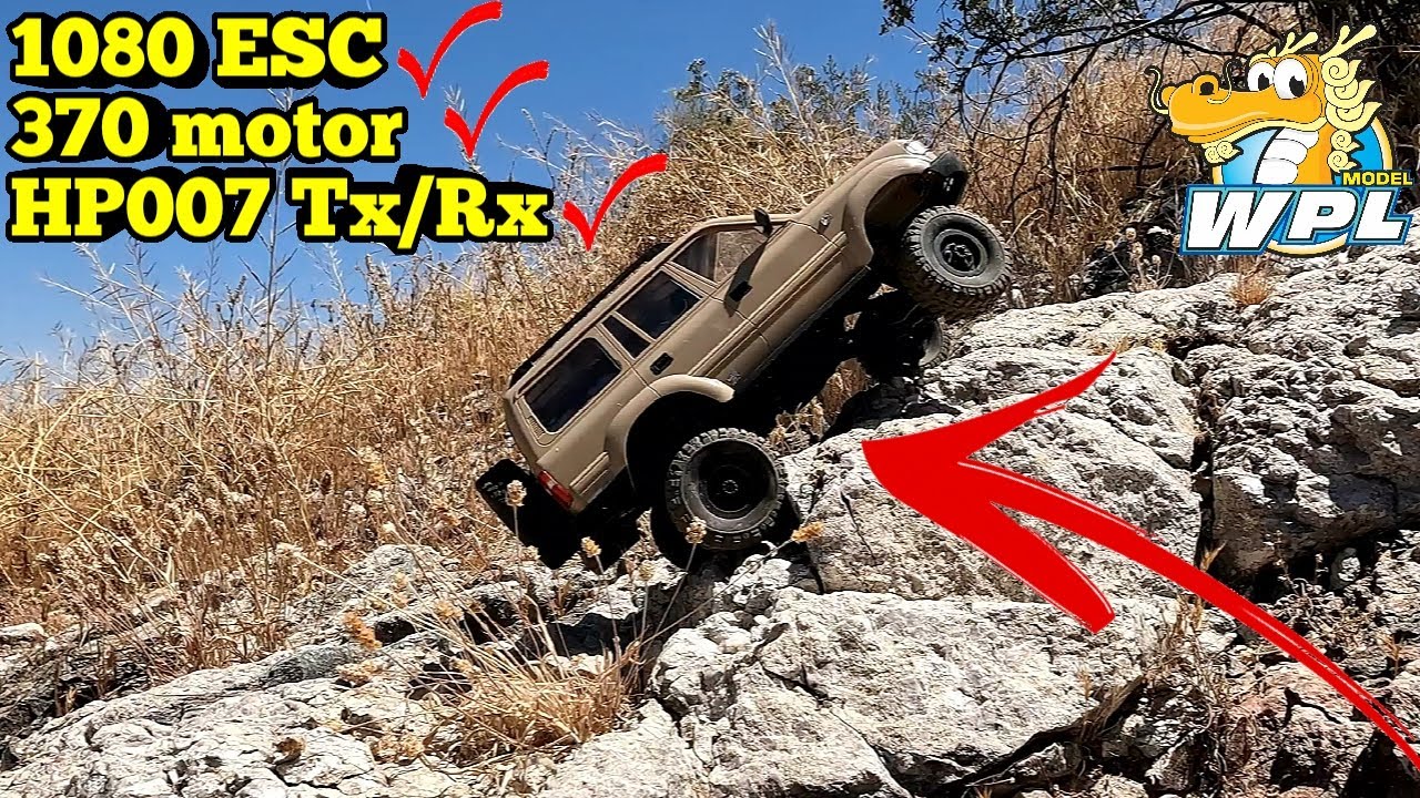 WPL C54-1 RTR. 370 size motor upgrade.