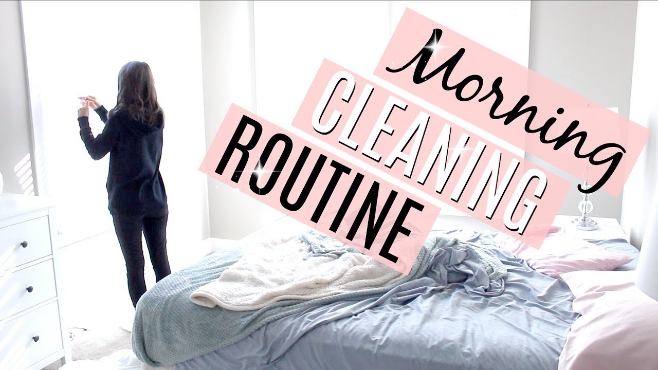 CLEAN WITH ME 2018 // MY MORNING CLEANING ROUTINE // RELAXING POWER HOUR