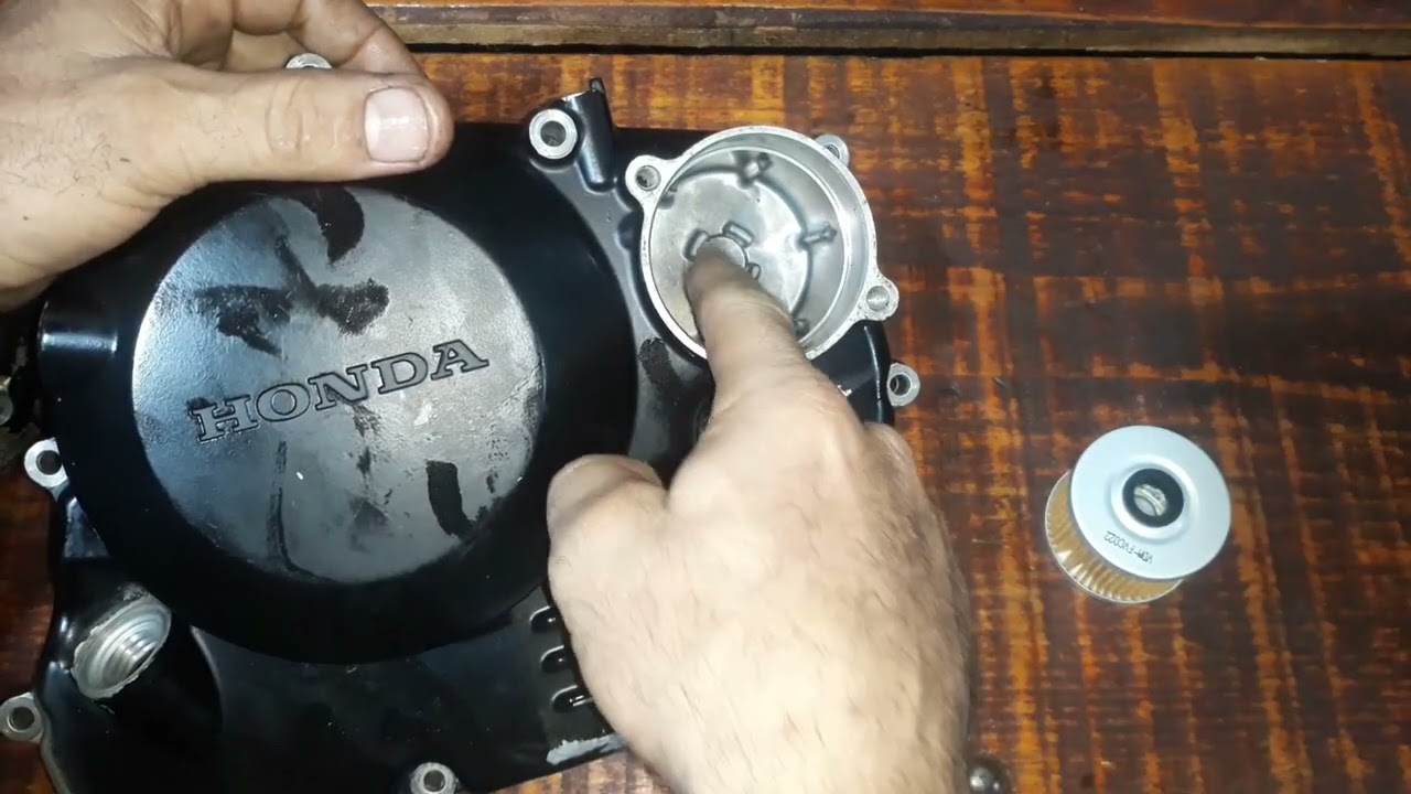 sistema de lubrificação do motor da CBX250 TWISTER/XR250 TORNADO