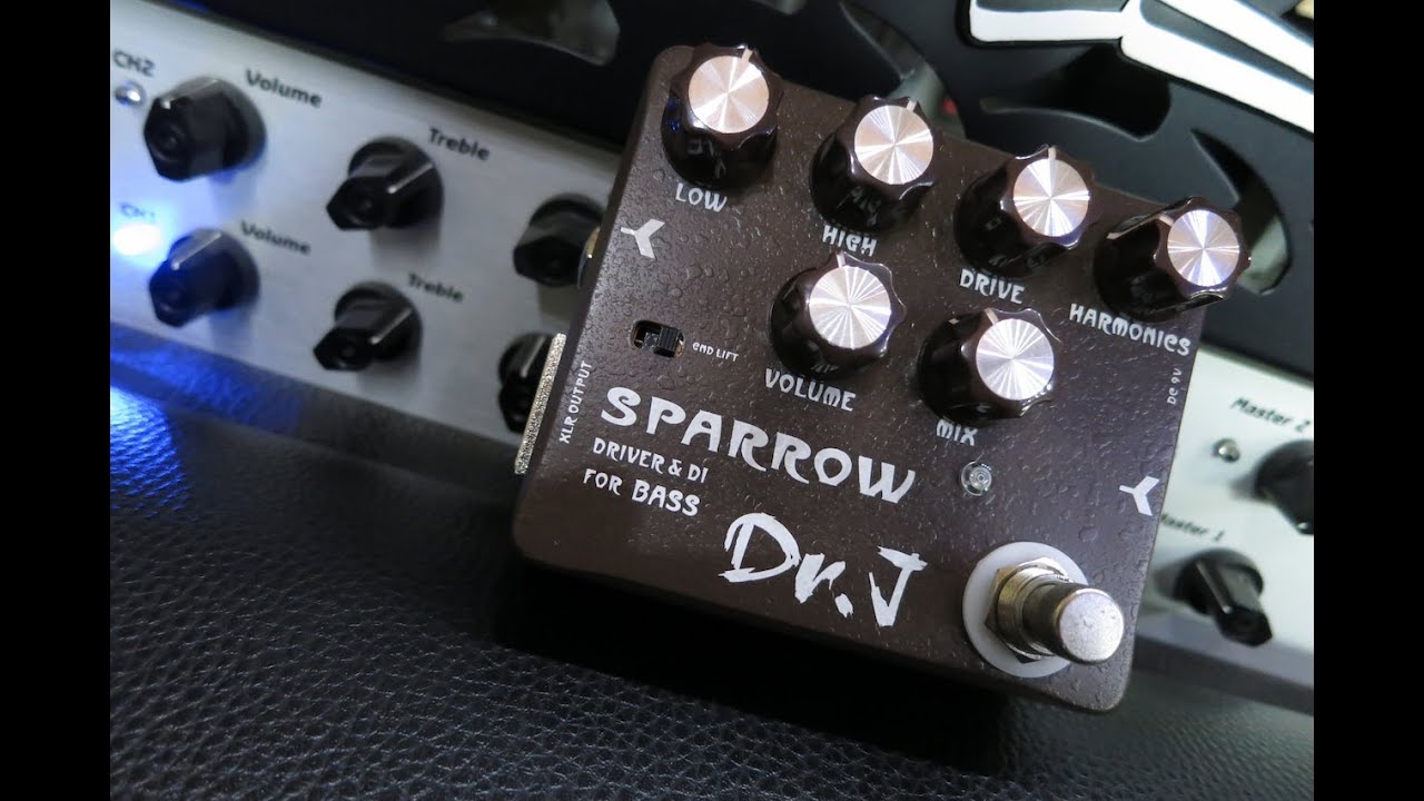 Dr.J Sparrow Bass Driver and DI - Pedal Demo
