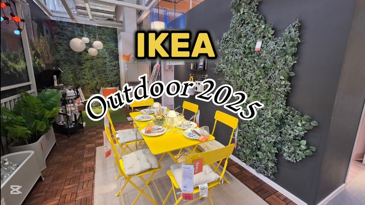 IKEA 2025 Summer Outdoor setups Ideas as how to decorate balcony garden BBQ setups
