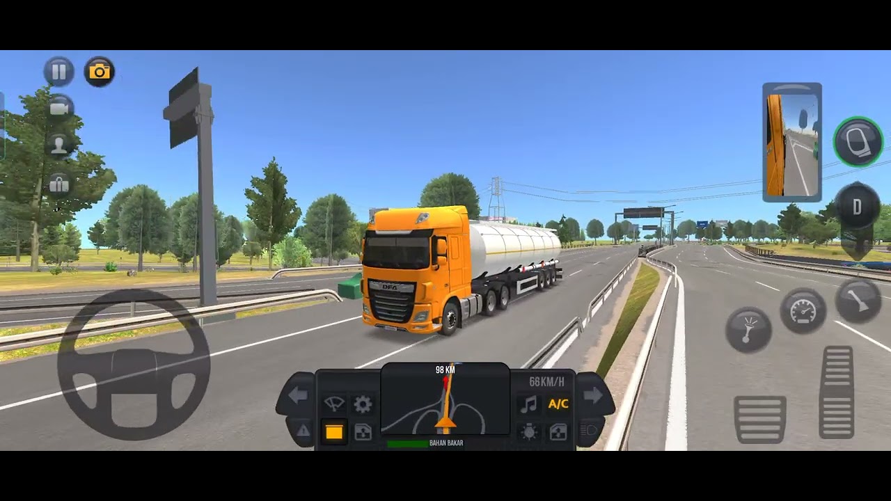 truck simulator ultimate gameplay daf xf 510 euro 6 6x4 gameplay transport lpg to trabzon