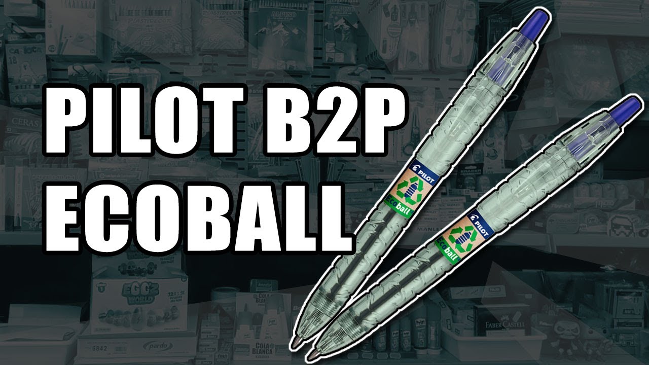 BOLÍGRAFO DE BOTELLA RECICLADA: B2P ECOBALL DE PILOT