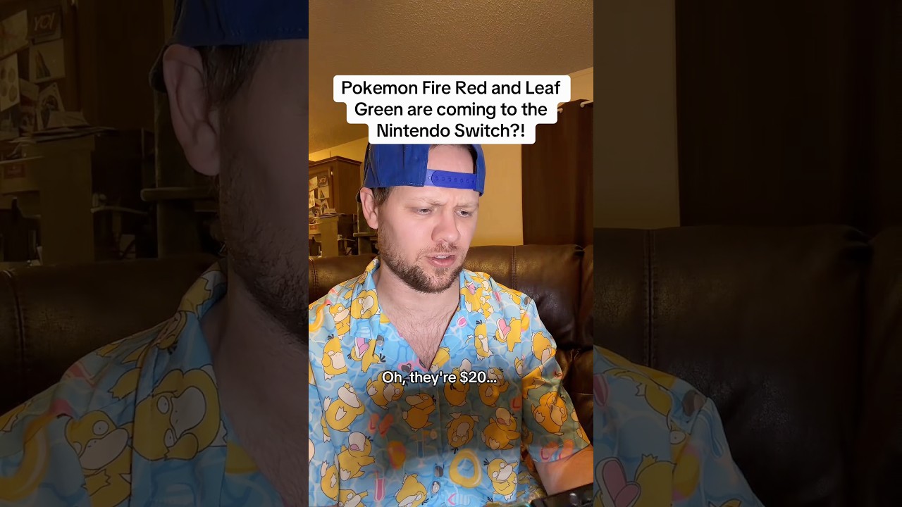 Pokemon Fire Red and Leaf Green are coming to the Nintendo Switch?! #pokemon #legendarypokeman