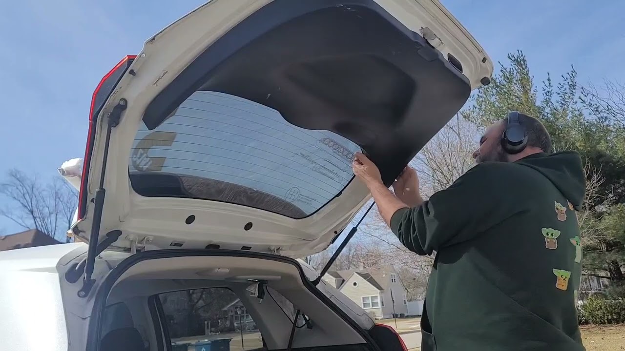 2017 Honda Fit - Rear Hatch Handle and trim replacement.