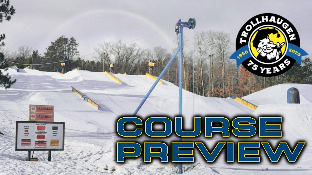 POV: TROLLHAUGEN COURSE PREVIEW #snowboarding