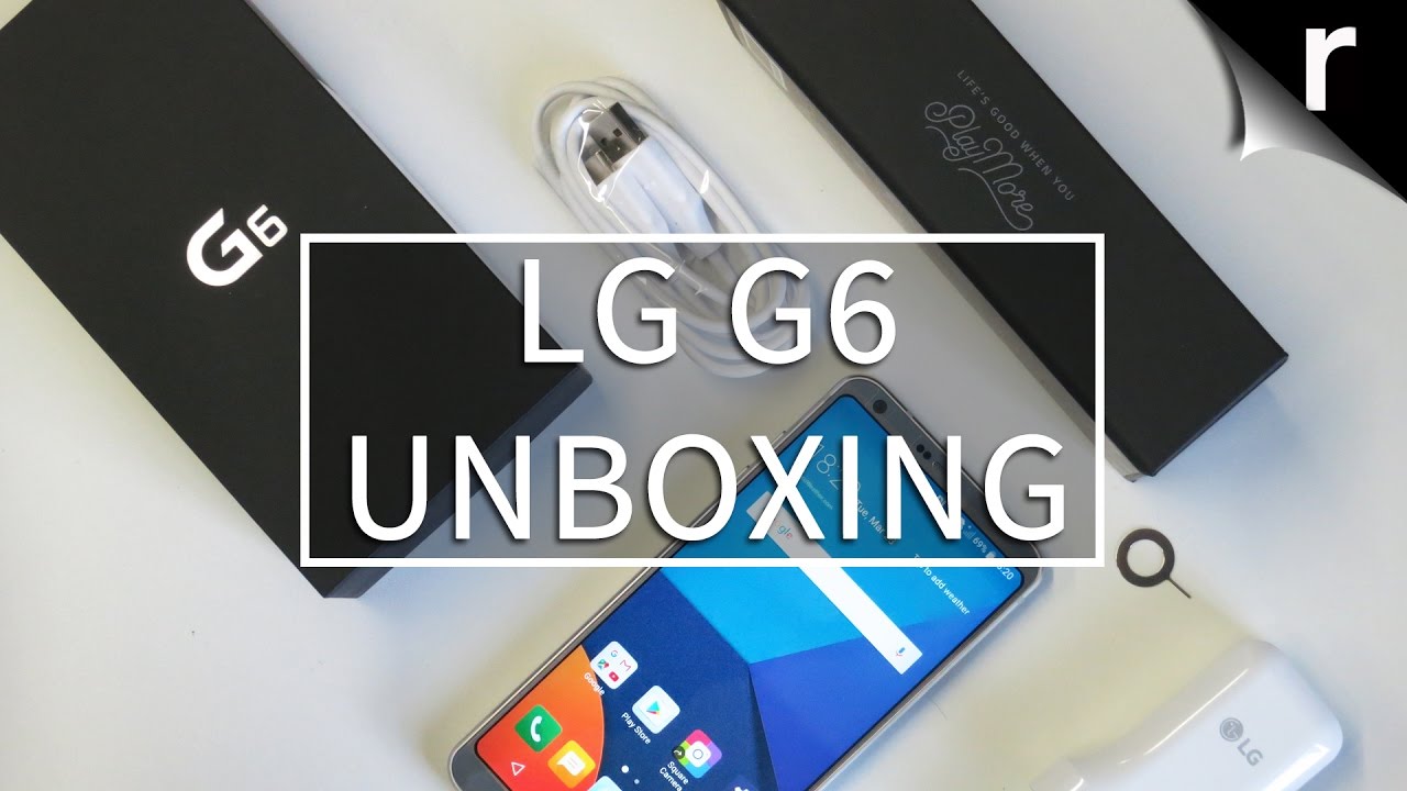 LG G6 unboxing: Pixel-pushing powerhouse