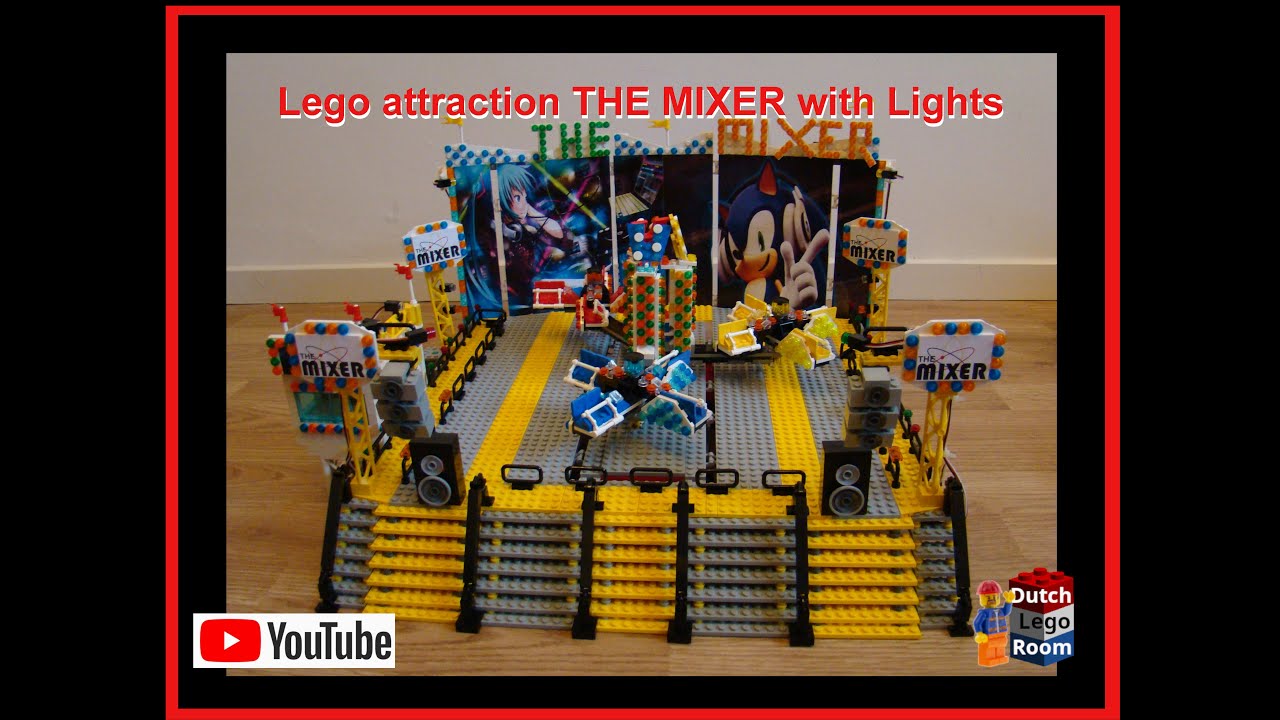 Discover the Magic: Lego Attraction THE MIXER with Lights! / Lego Kermis attractie met verlichting!