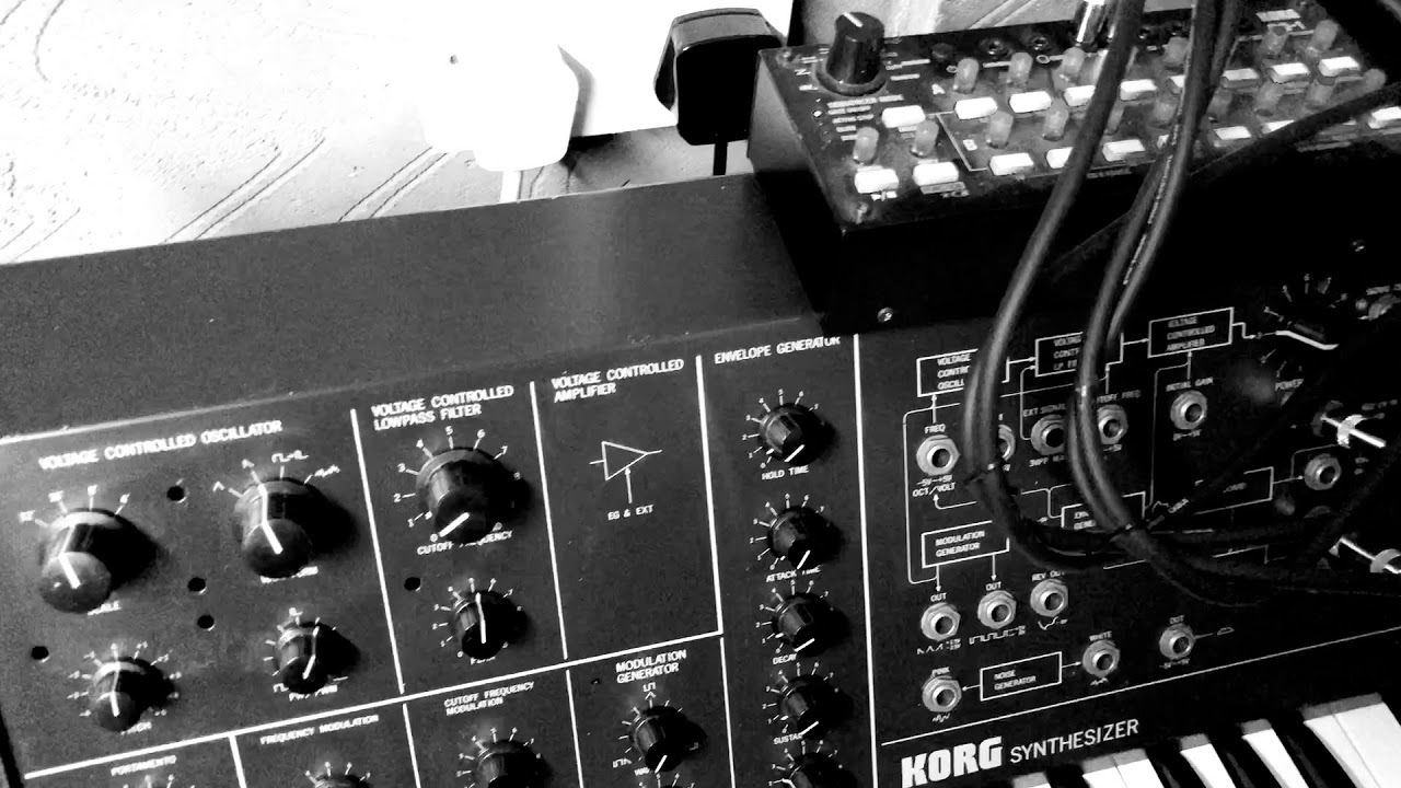 Korg MS10 & Roland Space Echo RE201