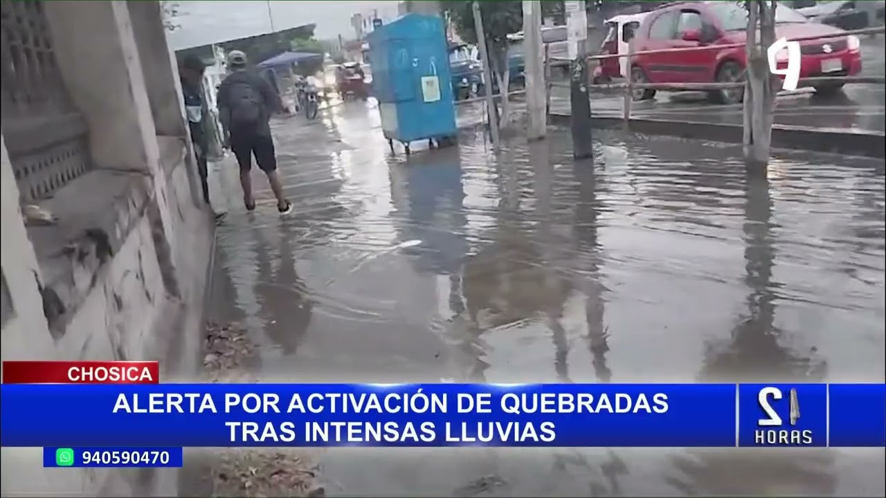 Chosica: alerta por activación de quebradas tras intensas lluvias