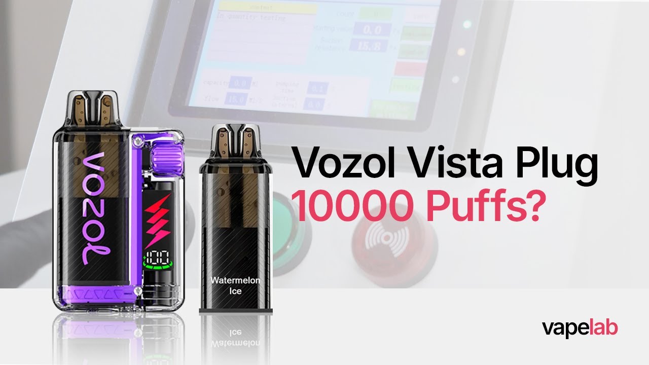 Vozol Vista Plug: Really 10000 Puffs? (Puff Count Test)
