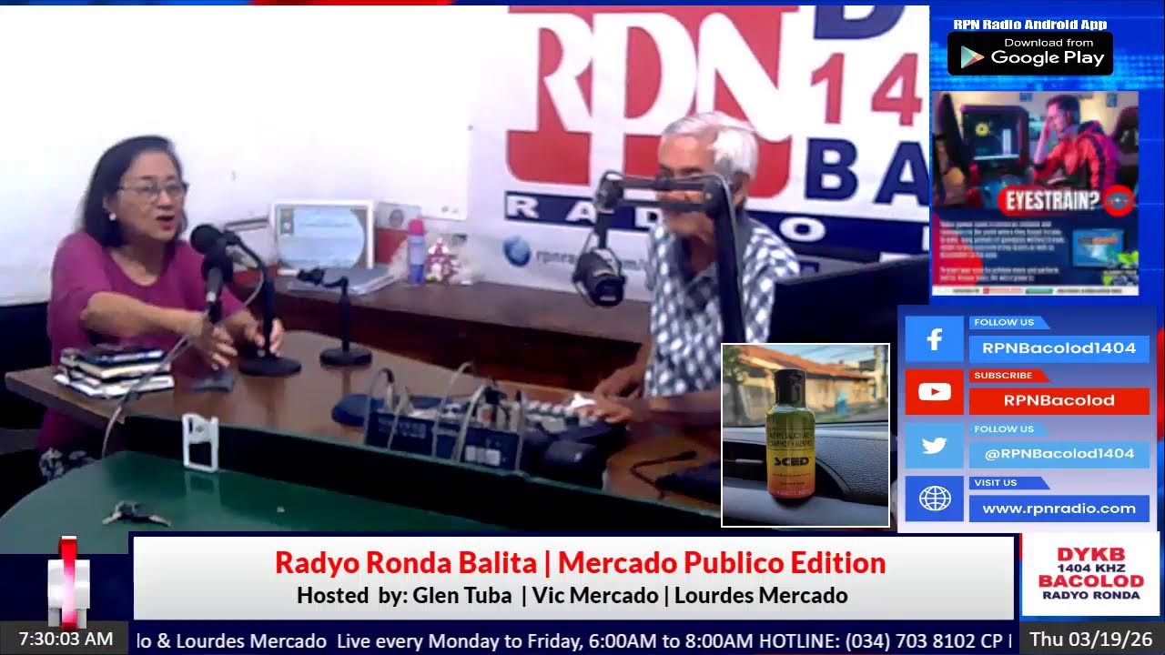 RADYO RONDA BALITA | MERCADO PUBLICO EDITION   |  March. 19.2026