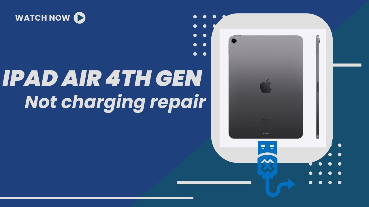 iPad Air 4 No Power / Not Charging / Charging port repair