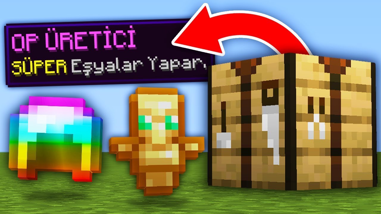 Minecraft ama &Ccedil;ALIŞMA MASASI OP!