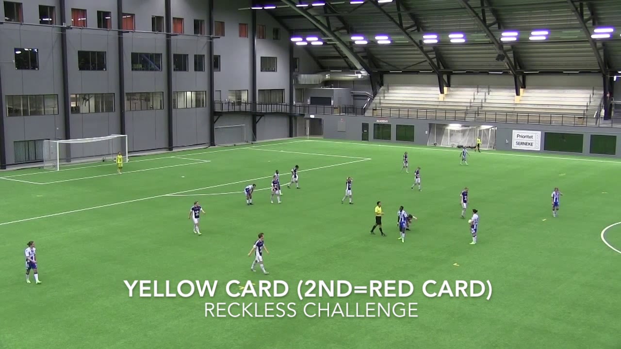 Referee situation: Reckless challenge 9