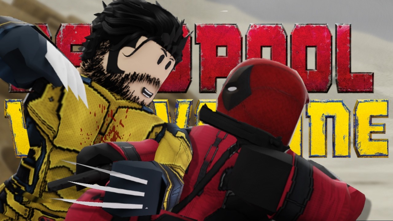 Deadpool vs wolverine fight remade in Roblox