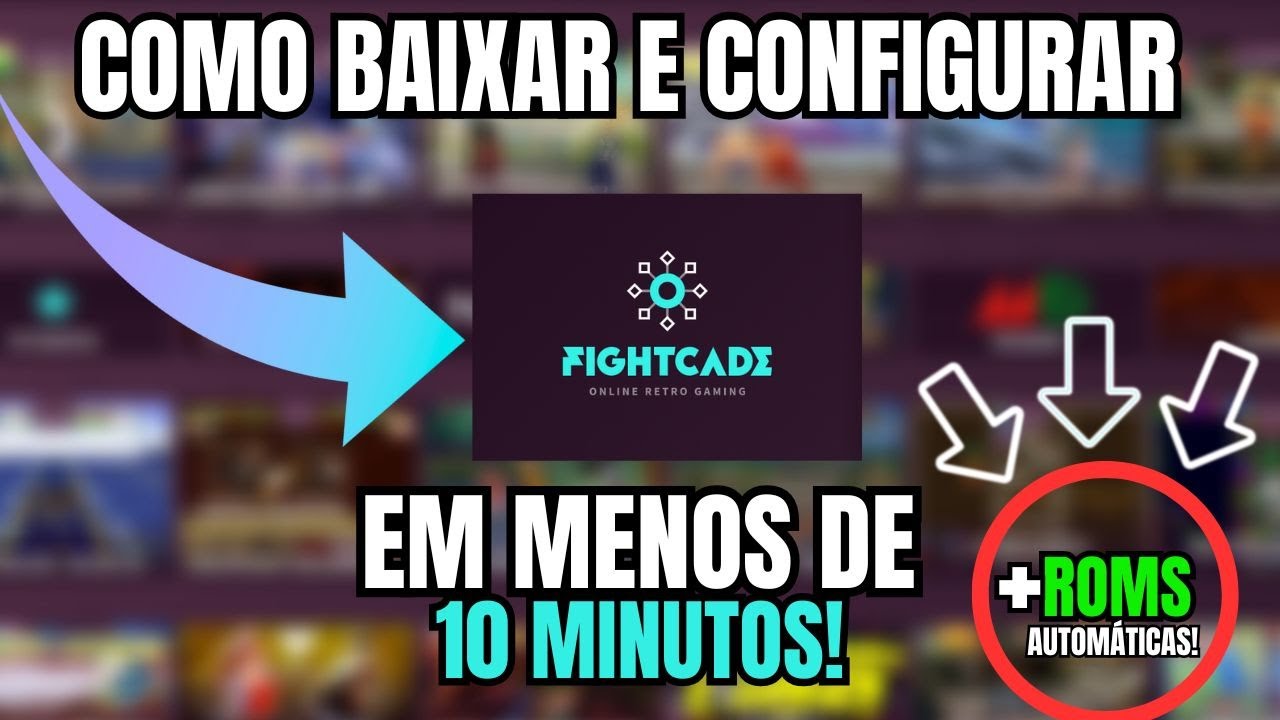 COMO BAIXAR O FIGHTCADE 2 COM ROMS AUTOMATICAS?