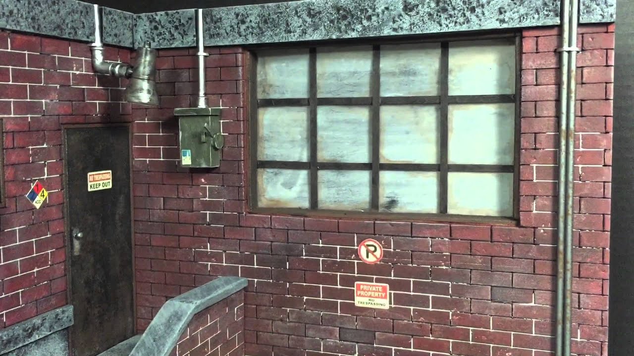 020. Mechbay Dios #6 - Back Entry to a Warehouse Diorama